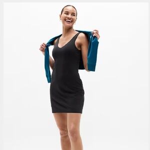 Athleta Black Transcend Mini Dress- Extra Large